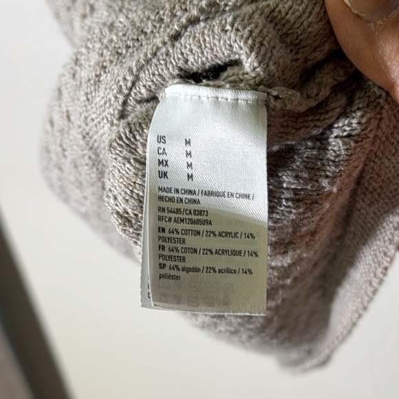 beige sweater dress - Picture 6 of 7